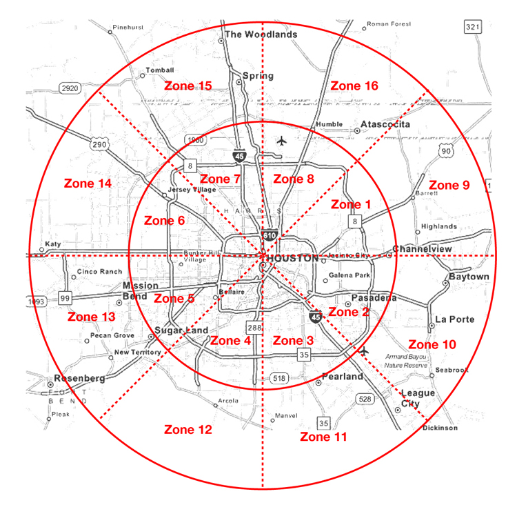 Tel-Ad Marketing Zones